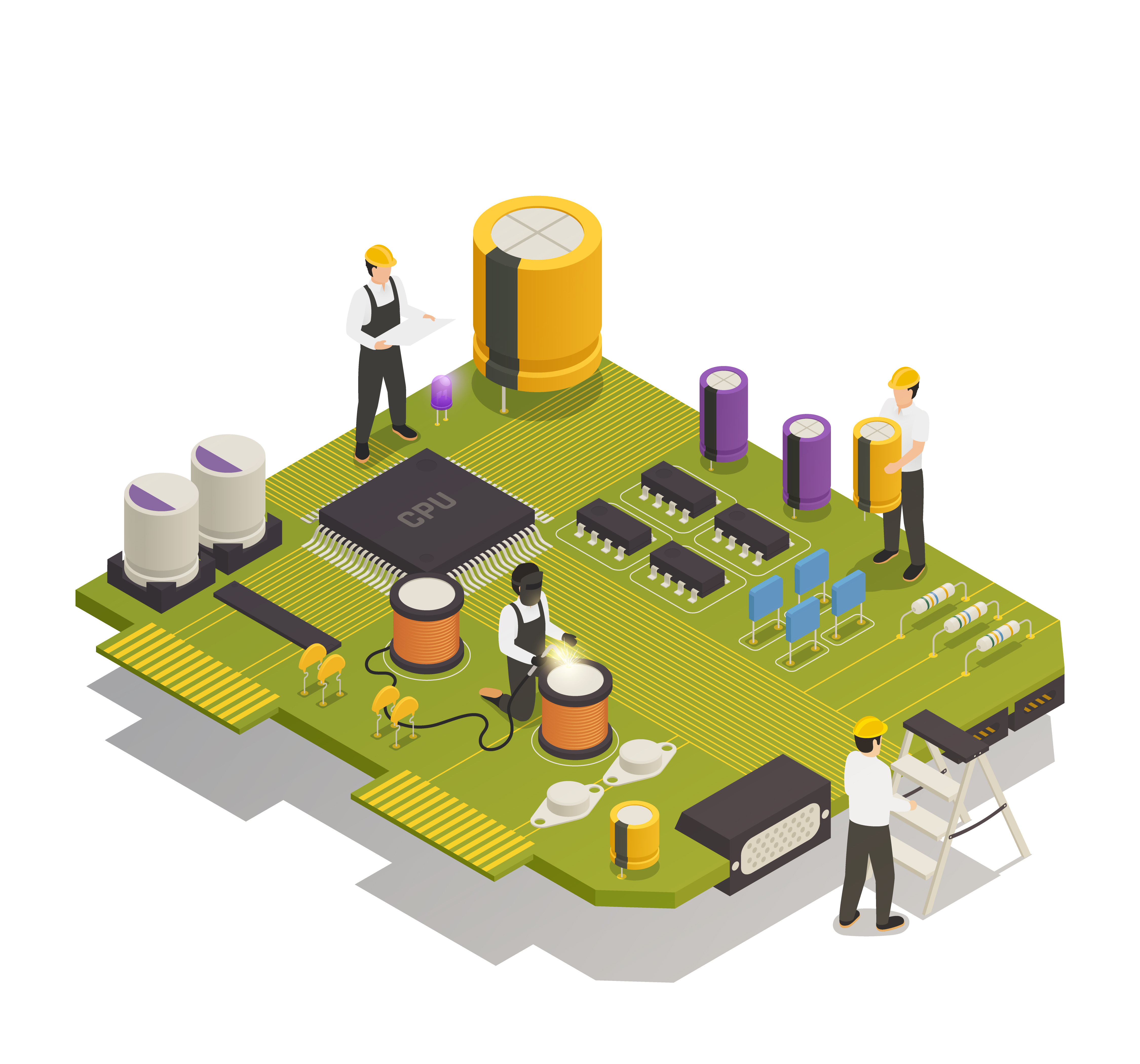 Web solutions illustration